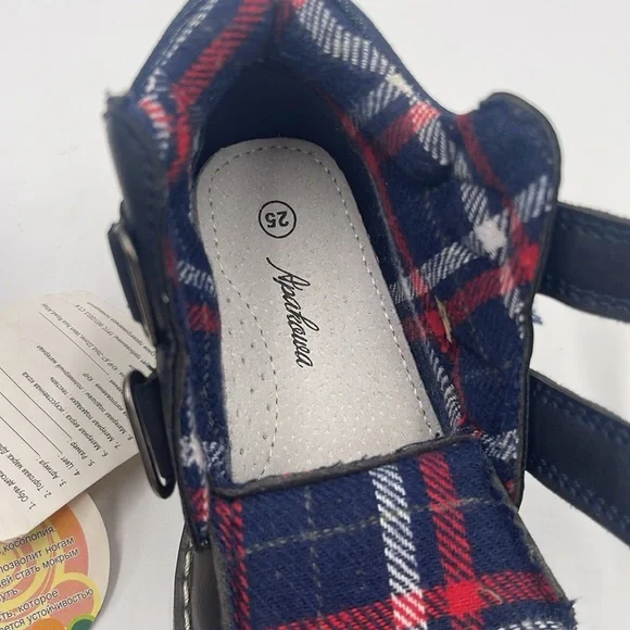 NWT Apakowa toddler water resistant ankle boots navy blue size 25 - Picture 10 of 10